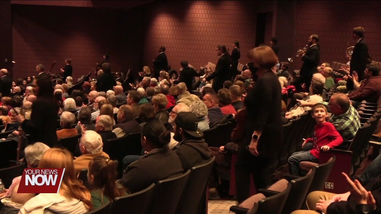 Lima Symphony Orchestra performs "Wall to Wall Percussion" with guest musician